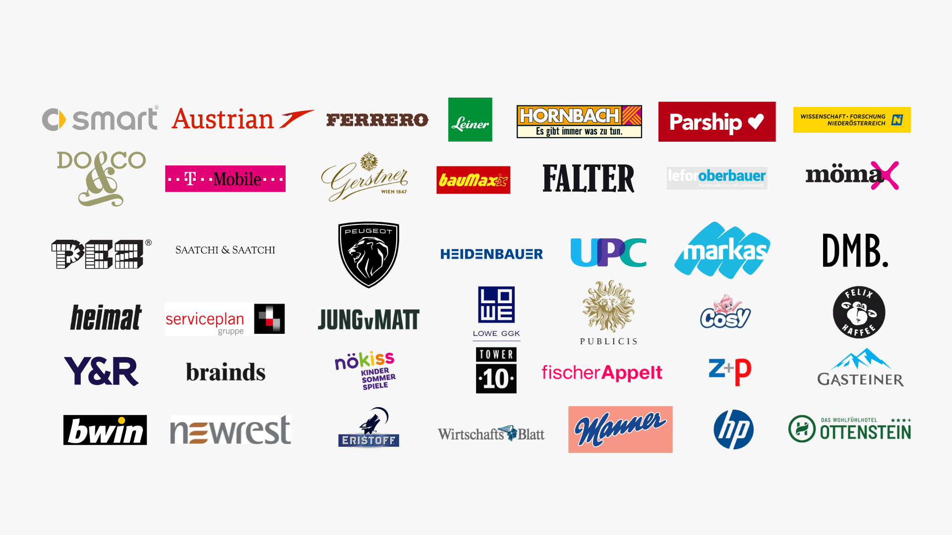 Logos unserer Kunden – Referenzen der Ideenschreinerei Event-Agentur